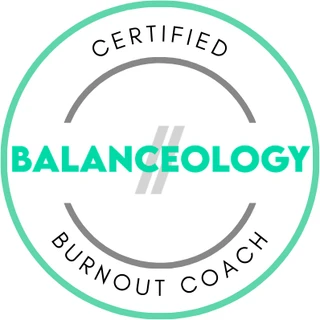 Balanceology Certified Burnout Coach badge